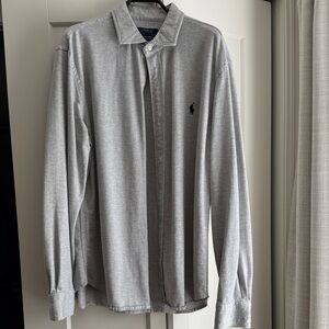 Polo by Ralph Lauren Light Gray Casual Shirt